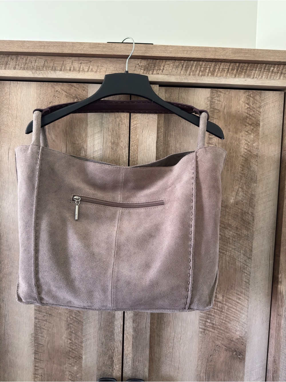 The Sak Los Feliz Tote in Mushroom - Picture 6 of 10
